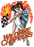 Pack of 10 Wild Fire Choppers temporary tattoos