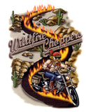 Pack of 10 Wild Fire Choppers temporary tattoos