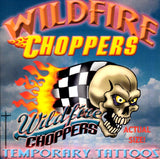 Pack of 10 Wild Fire Choppers temporary tattoos