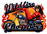 Pack of 10 Wild Fire Choppers temporary tattoos
