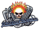 Pack of 10 Wild Fire Choppers temporary tattoos