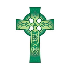 Tatouage croix celtique verte