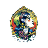 Tatouage talisman coloré métallisé tattoo 9cm