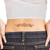 Planche de tatouages éphémères Henna Coeur 15cm