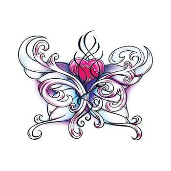 Tatouage papillon wicked midnight