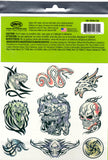Pochette de tatoos phosphorescents tribals