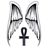 Très grand tatouage ailes d'ange tattoo 23cm