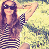 Skin couture lettering temporary tattoo pack