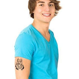 Pitbull dog temporary tattoo 9cm