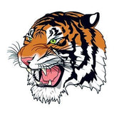 Tatouage tigre du Bengale rugissant tattoo 5cm
