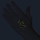 Tatouage phosphorescent chat noir tattoo 5cm