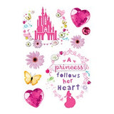 Petite pochette de tatouages Princesses Rebelle 9cm