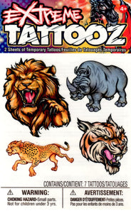 Ferocious animals extreme tattooz pack