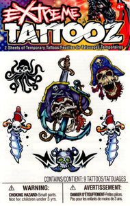 Pirates temporary extreme tattooz pack