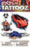 Pochette de tatouages voitures extreme tattooz