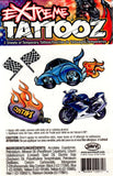 Pochette de tatouages voitures extreme tattooz