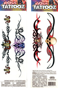 Longue pochette de tatouages crânes extreme tattooz