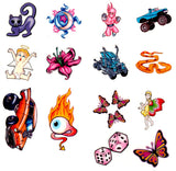 tatouages temporaires variés