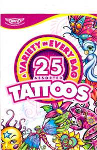 pochette de 25 tatouages