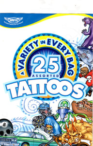 Grande pochette de tatouages bleus tattoos