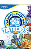 Grande pochette de tatouages bleus tattoos