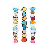 Pochette de tatouages temporaires disney tsum tsum