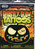 Halloween pumpkin temporary tattoos large bag