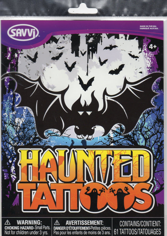Pochette de tatouages Halloween