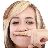 Tatouages moustaches joueur fingerstach 9cm