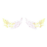 Purple fake freckles temporary tattoo 17cm