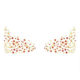 Bronze fake freckles temporary tattoo 17cm