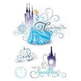 Disney princesses temporary tattoo pack 9cm