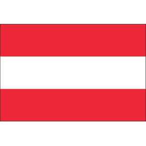 Tatouage éphémère drapeau Autriche