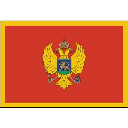 Tatouage temporaire drapeau montenegro
