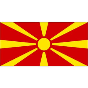 Tatouage éphémère drapeau macédoine