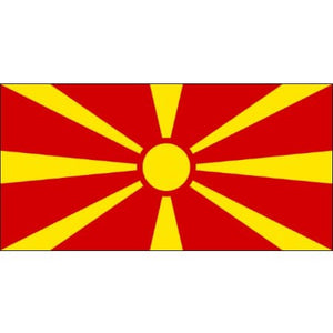 Tatouage éphémère drapeau macédoine