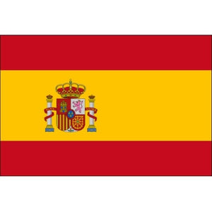 2 Spain flag temporary tattoos 4,5cm