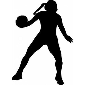 Tatouage temporaire joueuse de handball