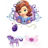 Pochette de tatouages Princesse Sofia Disney 9cm