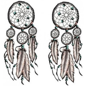 2 tatouages temporaires attrape cauchemar indien