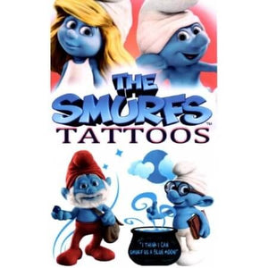 Pochette de tatouages Les Schtroumpfs