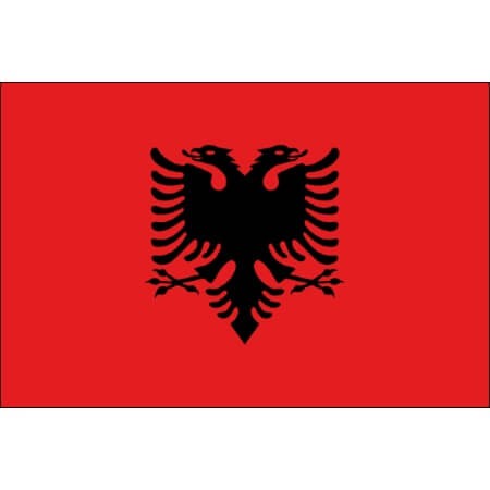 Tatouages temporaires drapeau Albanie