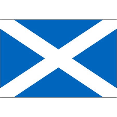 2 Scotland flag temporary tattoos 4,5cm