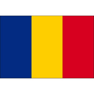 2 Romania flag temporary tattoos 4,5cm