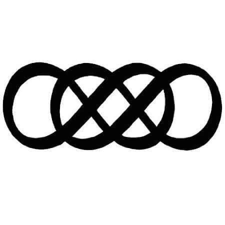 Tatouage temporaire symbole infini