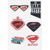 Pack de tatouages éphémères Batman vs Superman
