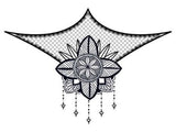 Jewel sternum underboob tattoo 19cm