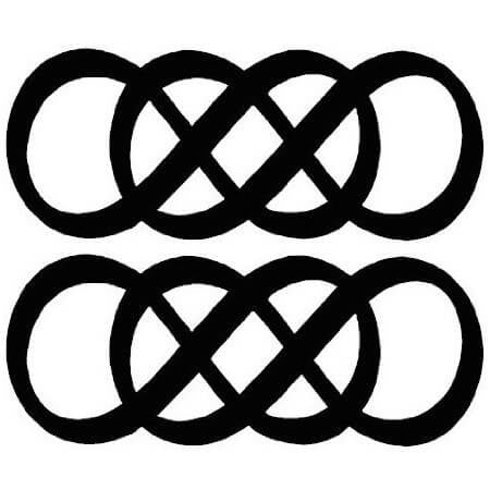 Tatouage temporaire double infini