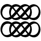 Tatouage temporaire double infini