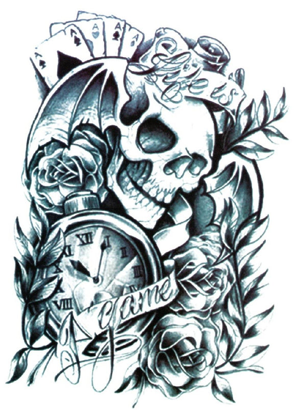 Grand tatouage crâne 